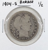 1904-S Silver Barber Half Dollar