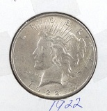 1922 Silver Peace Dollar
