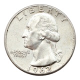 1962 Silver Washington Quarter