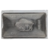 1 Ounce Fine .999 Titanium Bar - Buffalo