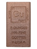 5 Ounce Fine .999 Copper Bar - Element