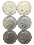 Lot of 6 Eisenhower 