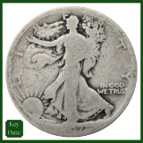 1917 Silver Walking Liberty Half Dollar - KEY DATE