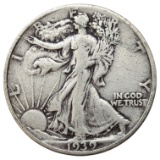 1939 Silver Walking Liberty Half Dollar