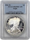 PCGS 2006-W PR69 DCAM American Silver Eagle Dollar - Proof