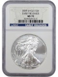 NGC 2009 MS70 American Silver Eagle Dollar - Early Release