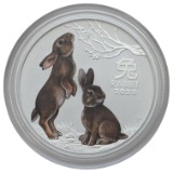 1/2 Ounce Fine .999 Silver Round - 2023 Rabbit