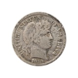 1910-S Silver Barber Dime