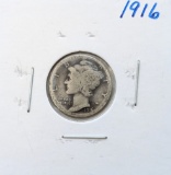 1916 Silver Mercury Dime