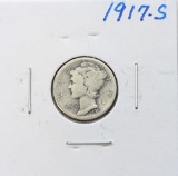 1917-S Silver Mercury Dime