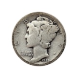 1924 Silver Mercury Dime
