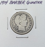 1914 Silver Barber Quarter