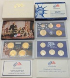 2007 US Mint Proof Set & Presidential $1 w/ COAs