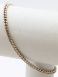 Sterling Silver Curb Chain Bracelet