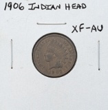 1906 Indian Head Cent - XF - AU