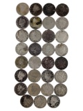 Lot of 31 Liberty V Nickels - 1894-1912