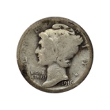 1916-S Silver Mercury Dime