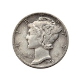 1942 Silver Mercury Dime