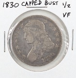 1830 Silver Capped Bust Half Dollar - VF