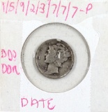 1937 Silver Mercury Dime