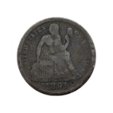 1891 Silver Seated Liberty Dime