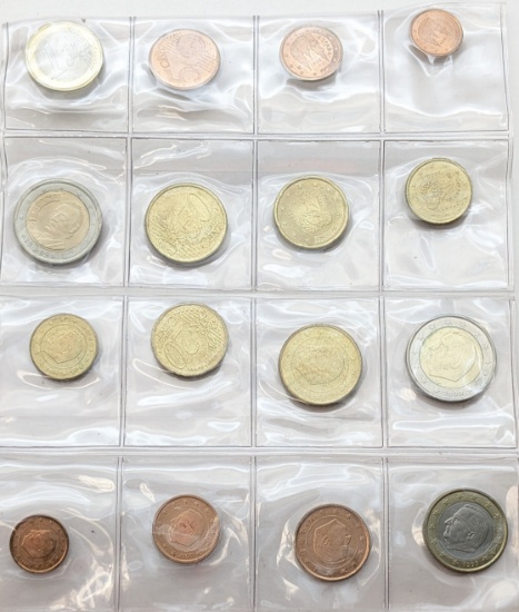 Lot of 16 Euros from 1999-2001