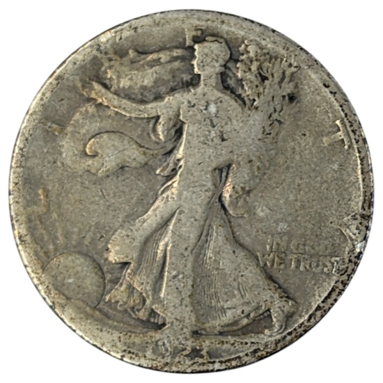 1923-S Silver Walking Liberty Half Dollar