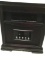 Electric space heater with remote, on wheels