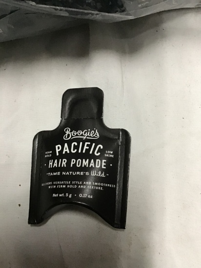 Huge group of travel size Boogie's ACIFIC Hair Pomade Hair Gel by Dollar Shave Club