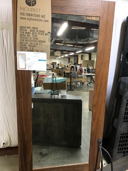 Brand New Ultra Modern Modrest Oversized Beth Floor Mirror