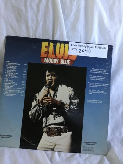 Elvis Presley, Moody Blue LP Album