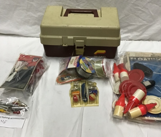 Group of old fishing accessories