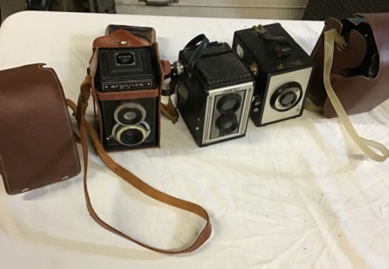 Group of 16 Vintage  Antique Box Cameras