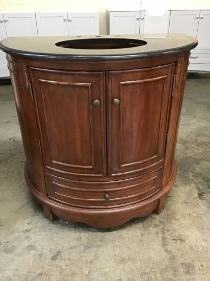Pre-owned Modern Bathroom Vanity -oval