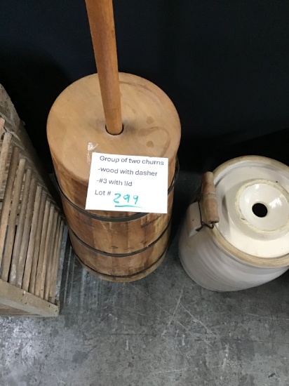 Group of 2 churns