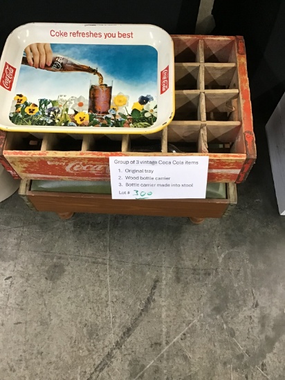 Group of 3 Coca Cola items