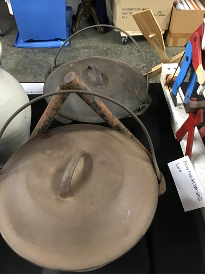 Group of 3 true country cast iron lot