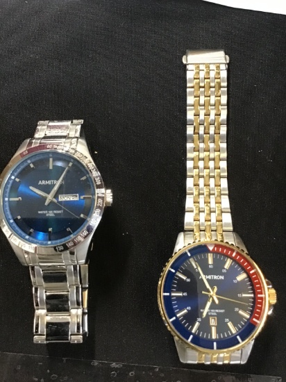 Pair of men's Armitron Watches