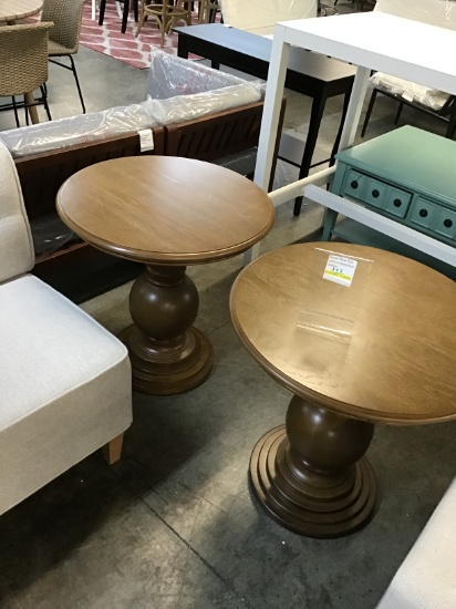 Brand new pair of oversized end tables