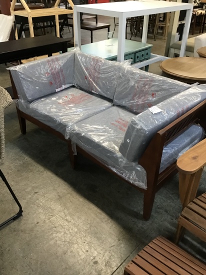Brand new 2-part all weather outdoor loveseat with cushions