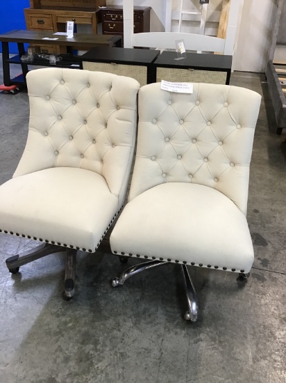 Group of 2 brand new adjustable office chairs