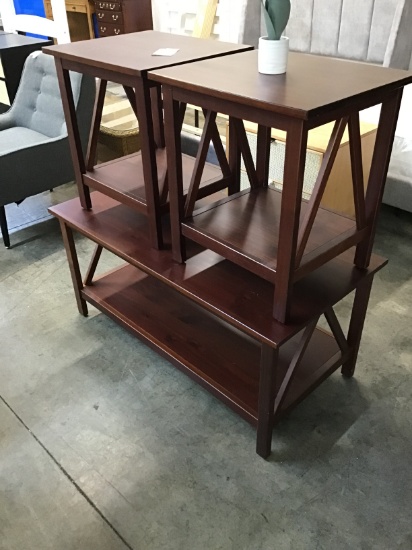 Brand new 3 pc end table set