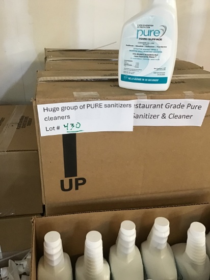 Huge group of PURE sanitizer cleaner
