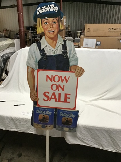 Rare, New, old stock Dutch Boy Paint Retail Display
