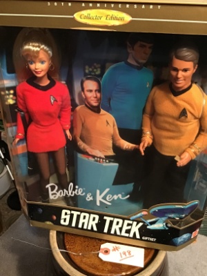 Vintage NOS Star Trek Barbie & Ken
