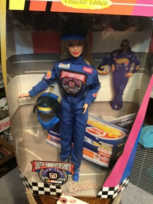 Vintage NOS 50th Anniversary NASCAR Barbie