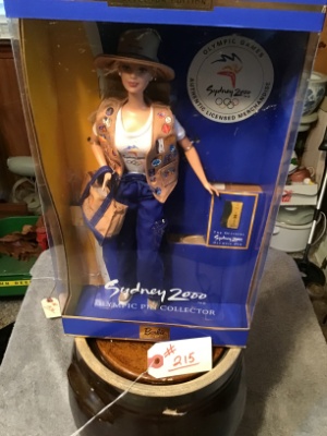Vintage NOS Sydney 2000 Olympic pin collector Barbie