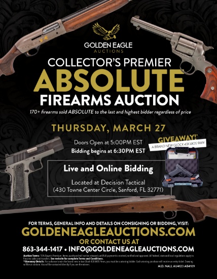 Collectors Premier Absolute Firearms Auction