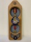VINTAGE US 5th AIR FORCE VETERAL AWARDS AND PATCHES DISPLAY PLAQUE