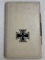 IMPERIAL GERMANY WWI 1914 IRON CROSS PERSONAL WRITING BOOK